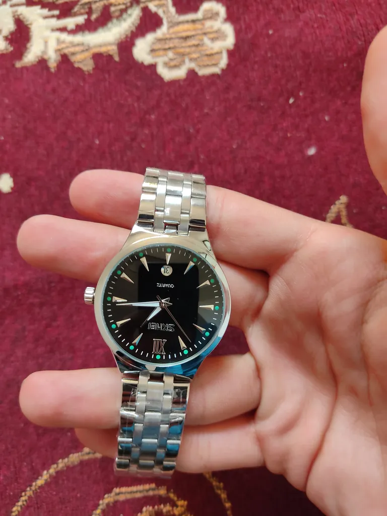 ست ساعت مچی عقربه ای زنانه و مردانه اسکمی مدل 9071