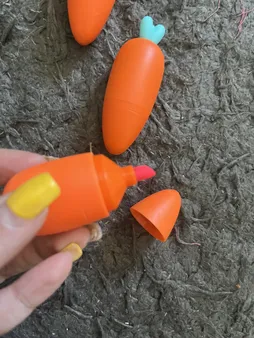 ماژیک علامت گذار مدل هویج کد 809 بسته 6 عددی