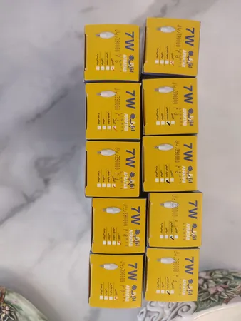 لامپ ال ای دی 7 وات شمعی افراتاب مدل AF-C37-7W پایه E14 بسته 10 عددی