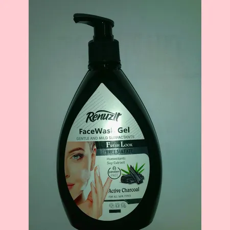 ژل شستشو صورت رینوزیت مدل کربن حجم 500 میلی لیتر