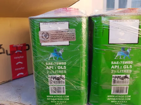 روغن گیربکس خودرو آترود مدل 75w80 Sento حجم 2.5 لیتر