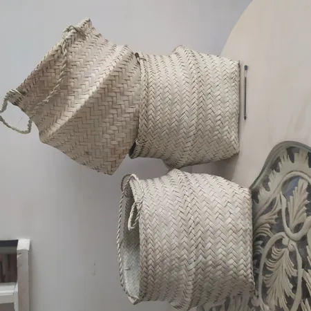 سبد حصیری مدل خمره ای 23-23