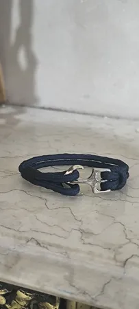 دستبند مردانه مدل پاراکورد لنگر کد 5530