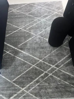 فرش ماشینی ساوین کد 4083 زمینه طوسی