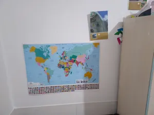 تجریه خرید نقشه سیاسی جهان انتشارات اندیشه کهن پرداز کد 2023