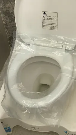 روکش یکبار مصرف توالت فرنگی کلین کاور مدل نایلونی بسته ۱۰ عددی