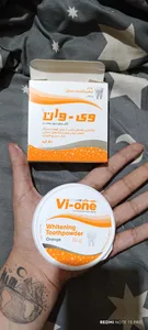 تجریه خرید پودر سفید کننده دندان وی وان مدل Orange وزن 50 گرم