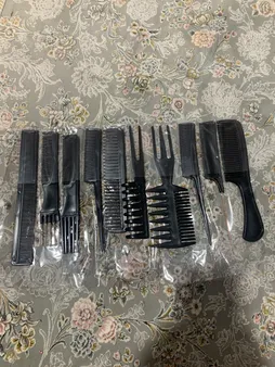 ست شانه مو سافاری کد 31282 بسته 10 عددی