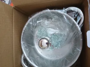 تجریه خرید قابلمه پارس استیل مدل کف سه لایه کد 200 سایز 20