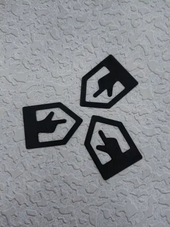 نشانگر کتاب مدل فینگر بسته 3 عددی