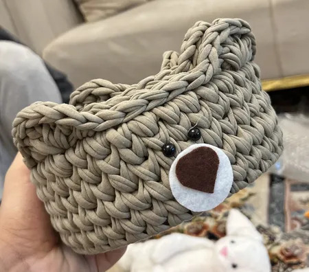 ارگانایزرکودک طرح خرسی مدل تریکو کد BEAR-02 مجوعه 3 عددی