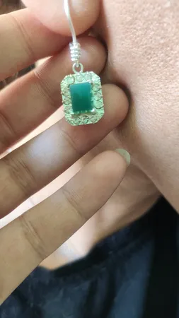 گوشواره نقره زنانه سلین کالا مدل عقیق ce-g-aghigh