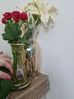 گلدان شیشه ای هومز مدل82002