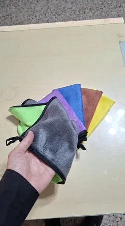 دستمال نظافت خودرو میکروفایبر کد 536