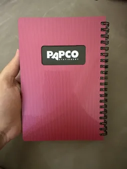 دفترچه یادداشت 100 برگ پاپکو مدل متالیک 1