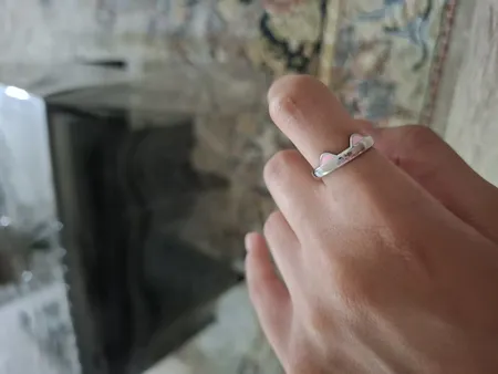 انگشتر زنانه مدل گربه گوش دار کد 872255