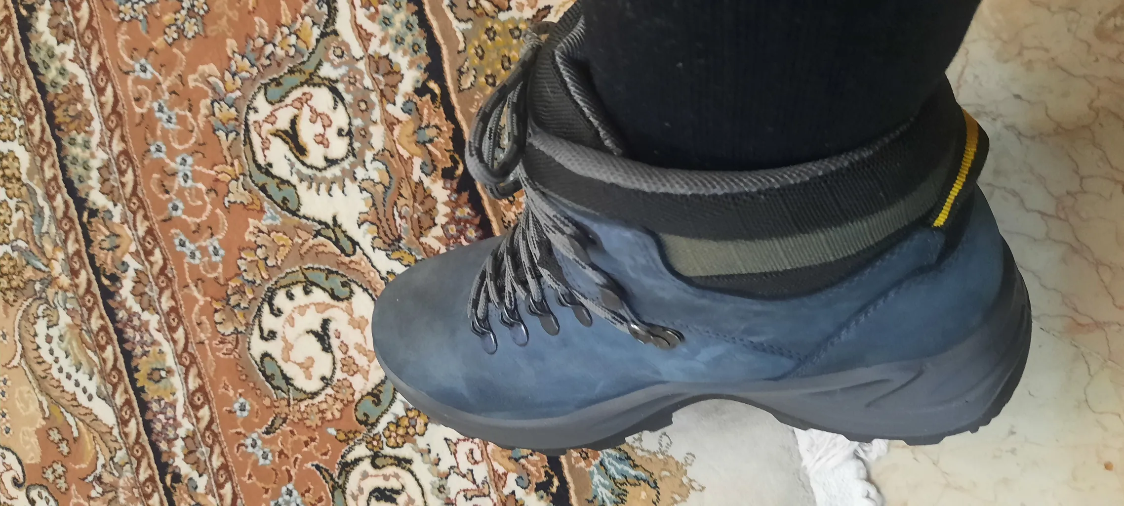 کفش کوهنوردی چرم عطارد مدل چرم طبیعی کد SHK03