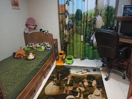 روبالشی کودک هزاردستان طرح بره ناقلا مدل rob175