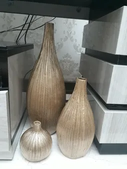گلدان دکوری مدل A02 مجموعه 3 عددی