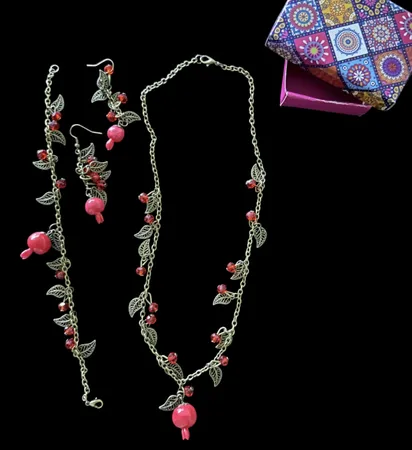 نیم ست زنانه طرح انار کد 14