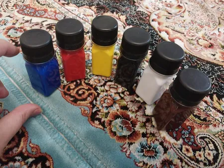 رنگ آکرلیک لکسوو مدل MULTY حجم 30 میلی لیتر مجموعه 6 عددی