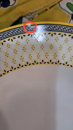 بشقاب خورش خوری چینی زرین ایران مدل ویلیج بسته 5 عددی