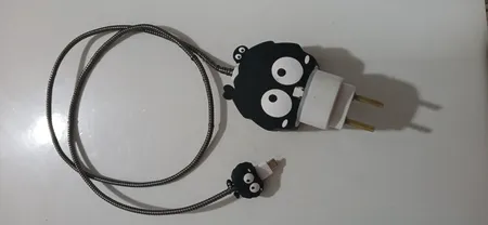 محافظ کابل وال کیس طرح میکروب به همراه محافظ شارژر دیواری 25 وات سامسونگ مجموعه 4 عددی