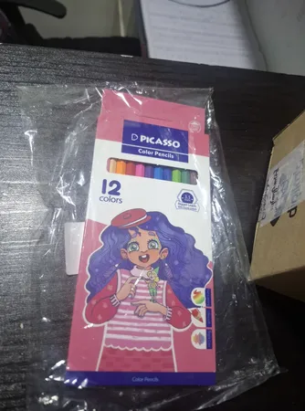 مداد رنگی 24 رنگ پیکاسو مدل SUPERB WRITER طرح گاو