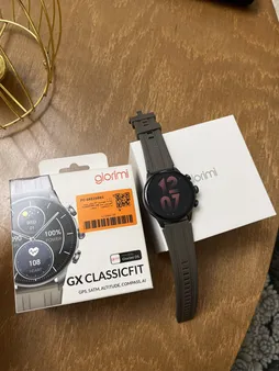 ساعت هوشمند 47 میلی متری گلوریمی مدل GX CLASSICFIT بند سیلیکونی