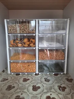 ست جای حبوبات 8 پارچه مدل ستایش