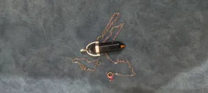 تجریه خرید آویز گردنبند مدل سنگ منشوری