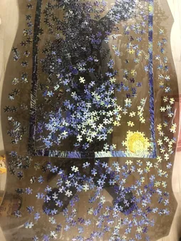 پازل 1000 تکه ریکوردی طرح شب پرستاره ونگوگ کد 340