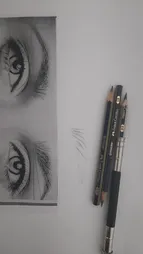 مداد طراحی فابر کاستل مدل گلد فابر با درجه سختی نوک 6B