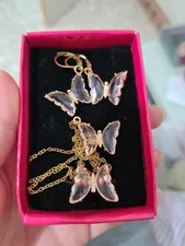 تجریه خرید نیم ست زنانه مدل پروانه کد M3257