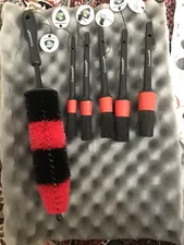 تجریه خرید فرچه دیتیلینگ خودرو کروکودیل مدل C5 مجموعه 5 عددی