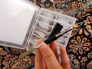 تجریه خرید قلم موی کاشت پلی ژل ناخن مدل BLK