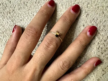 انگشتر طلا 18 عیار زنانه ناریا مدل H235