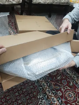 لوستر مدل دو حلقه سفینه مدرن