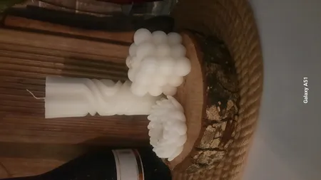 شمع طرح استوانه مدل گلاریس بسته 3 عددی