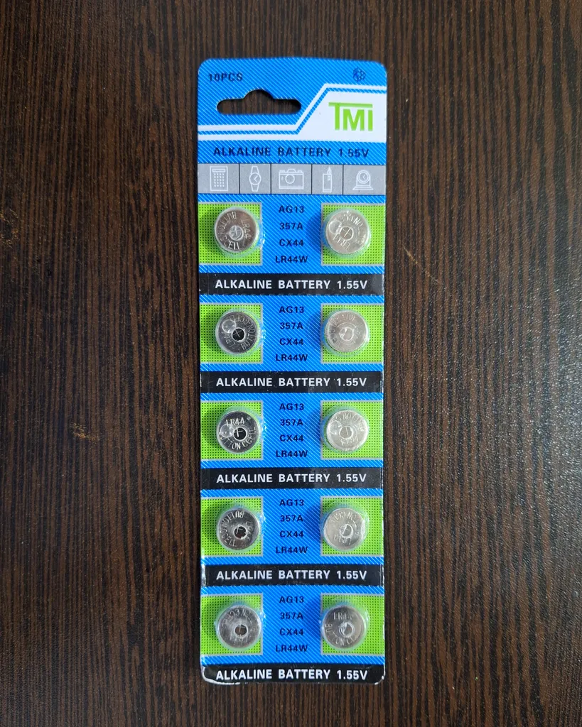 باتری ساعت تی ام آی مدل LR44 بسته 10 عددی
