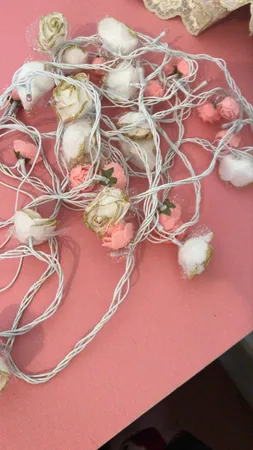 ریسه لامپ ال ای دی مدل گل رز6 متری