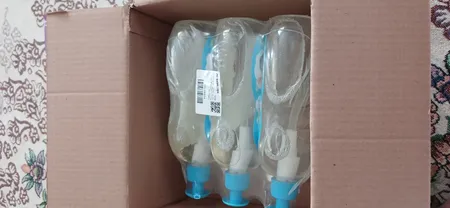 مایع شوینده و استریل کننده لوازم کودک و نوزاد مانا مدل پمپی حجم 750 میلی لیتر مجموعه 3 عددی