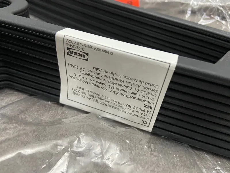 چوب لباسی ایکیا مدل SPRUTTIG کد 31071 بسته 10 عددی