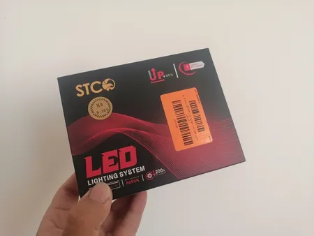 لامپ هدلایت خودرو مدل C6 H4 بسته دو عددی