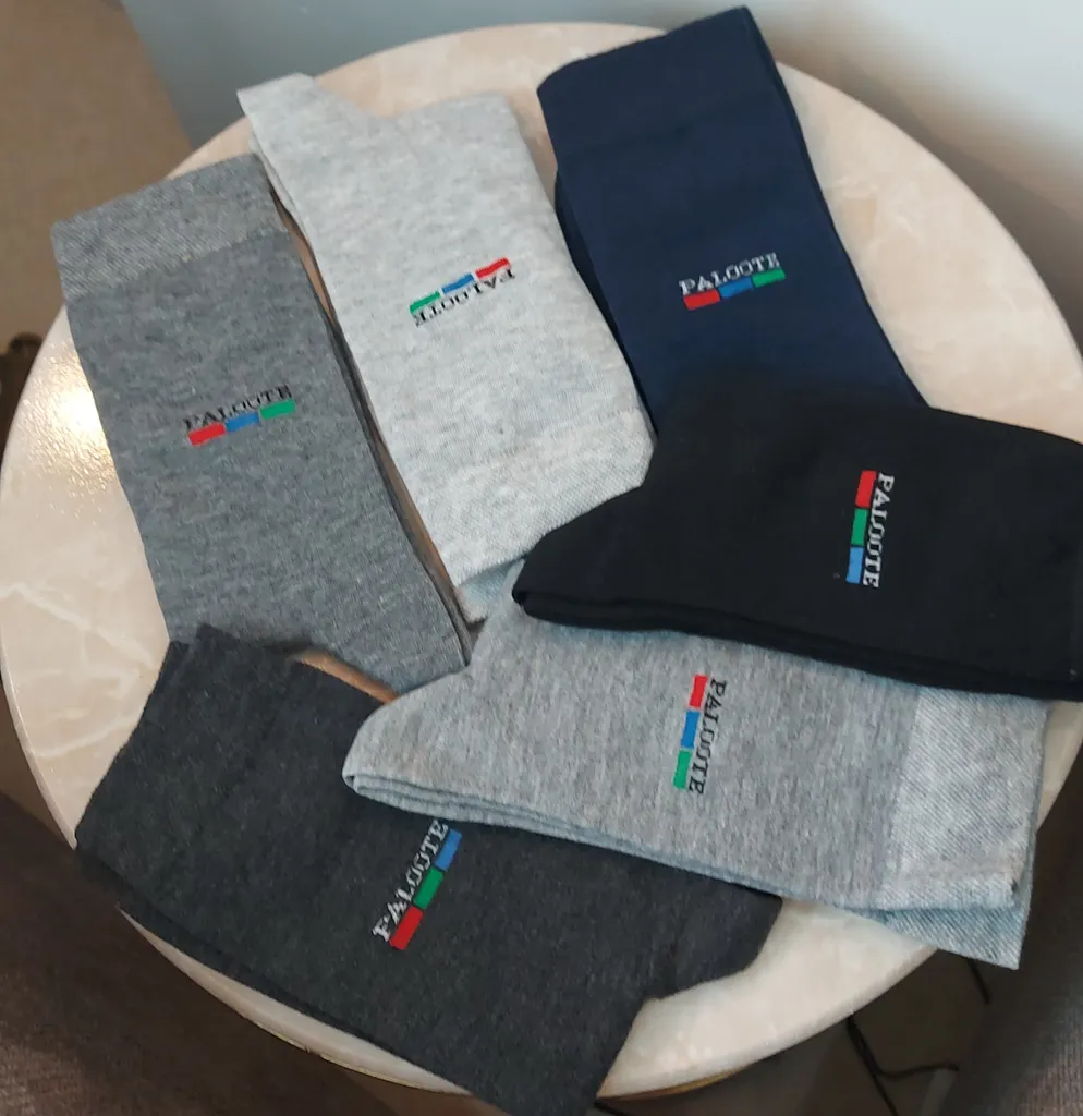 جوارب مردانه پالوته مدل COL6 بسته ۶ عددی