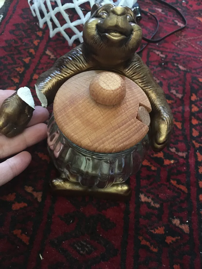 ظرف عسل ام وي اچ گلس اند پلاستيكس مدل نیوان