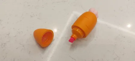 ماژیک علامت گذار مدل هویج کد 809 بسته 6 عددی