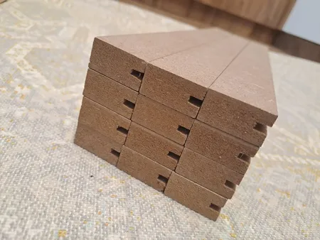 تخته چوب مدل MDF کد B-06 بسته 6 عددی