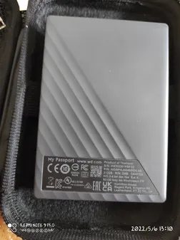 هارد اکسترنال وسترن دیجیتال مدل My Passport ظرفیت چهار ترابایت دارای رابط USB Type-A 3.2