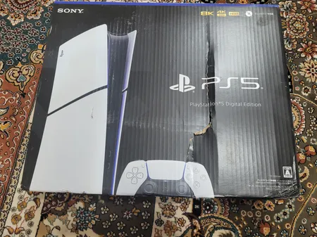 کنسول بازی سونی مدل PlayStation 5 Slim Digital Edition ظرفیت یک ترابایت ریجن 2016B اروپا به همراه دسته اضافه